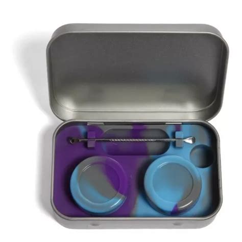 metal box with silicone 5ml dabber|Amazon.com: Concentrate Dabber.